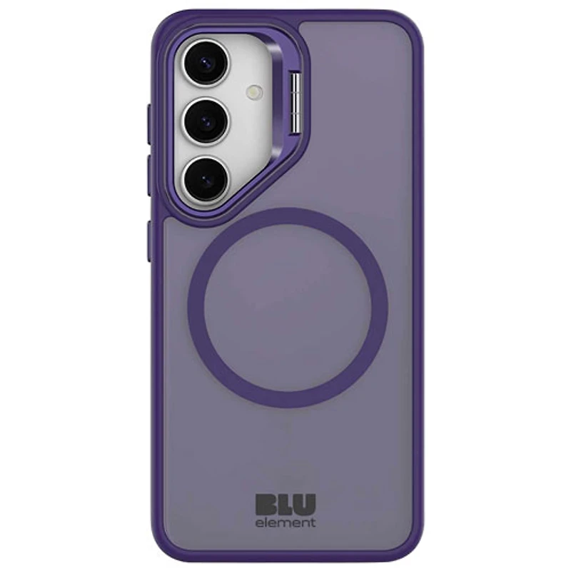 Blu Element Chromatic Cloud Fitted Hard Shell Case with MagSafe & Kickstand for Galaxy S25 - Deep Violet
