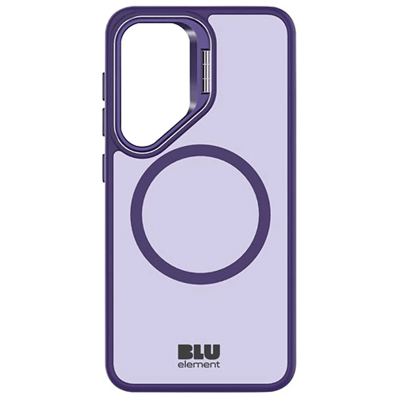 Blu Element Chromatic Cloud Fitted Hard Shell Case with MagSafe & Kickstand for Galaxy S25 - Deep Violet
