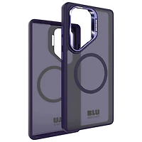 Blu Element Chromatic Cloud Fitted Hard Shell Case with MagSafe & Kickstand for Galaxy S25 - Deep Violet