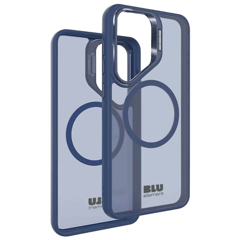 Blu Element Chromatic Cloud Fitted Hard Shell Case with MagSafe & Kickstand for Galaxy S25 - Navy