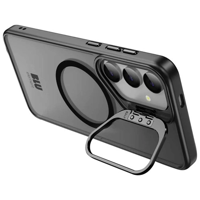 Blu Element Chromatic Cloud Fitted Hard Shell Case with MagSafe & Kickstand for Galaxy S25+ (Plus) - Black