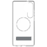 ZAGG Crystal Palace Snap Fitted Hard Shell Case with MagSafe & Kickstand for Galaxy S25 Ultra - Clear