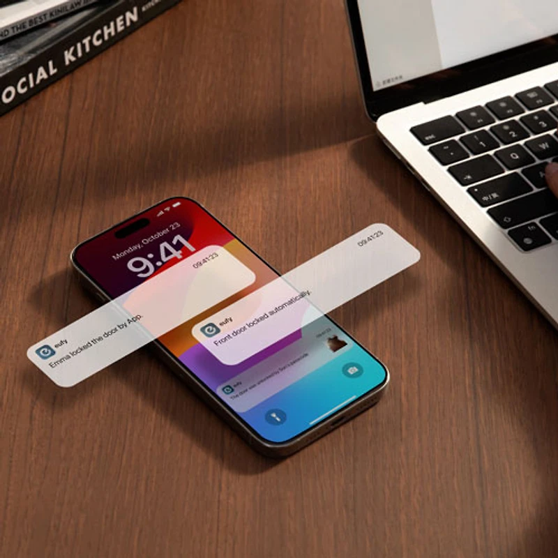 Serrure intelligente vidéo FamiLock S3 Max d'eufy avec déverrouillage d'un mouvement de la main - Partenaire de détail exclusif