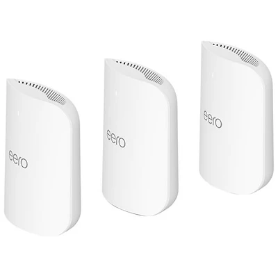 Système Wi-Fi 7 maison intégrale maillé tribande Pro 7 d'eero (ME10312) - Ensemble de 3
