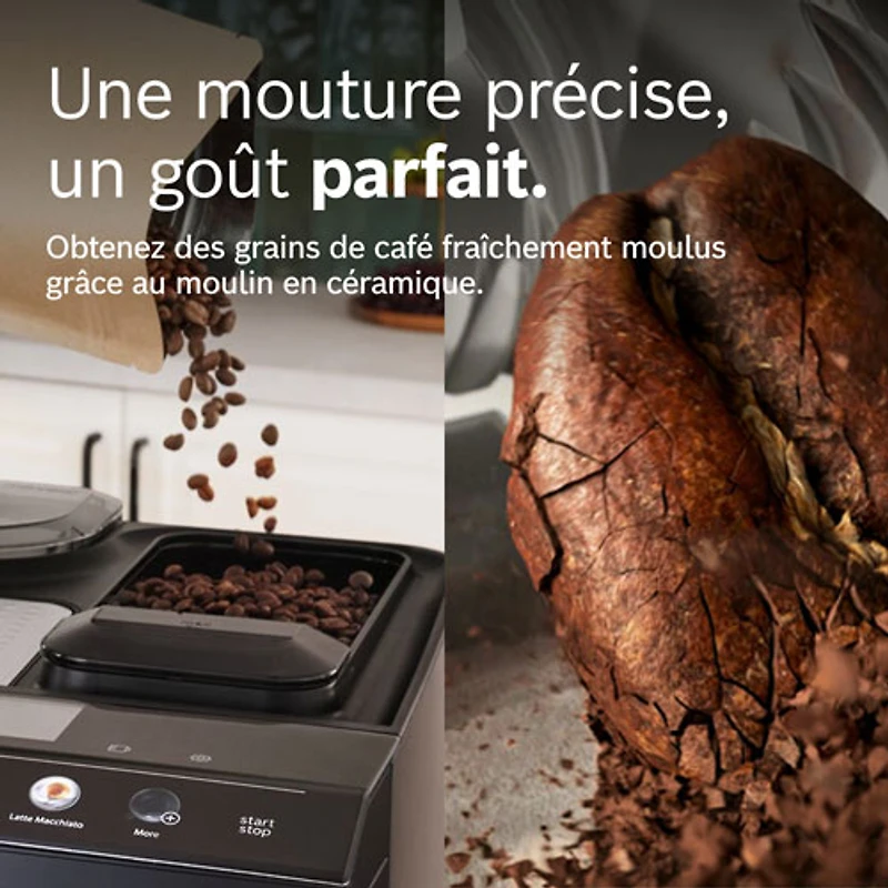 Machine à espresso automatique VeroCafe 500 de Bosch avec mousseur à lait - Noir