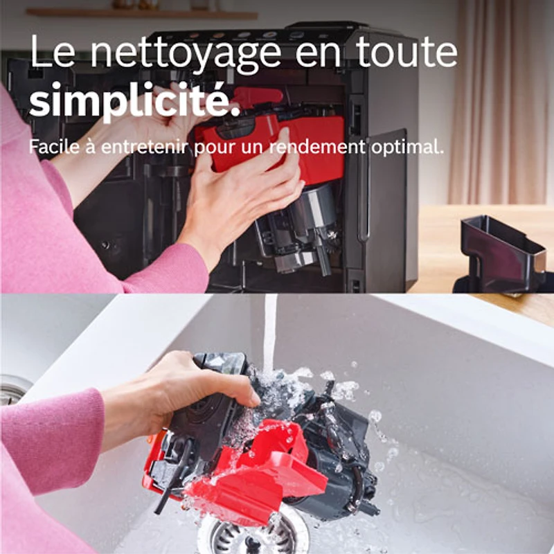 Machine à espresso automatique VeroCafe 500 de Bosch avec mousseur à lait - Noir