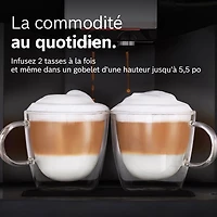 Machine à espresso automatique VeroCafe 500 de Bosch avec mousseur à lait - Noir
