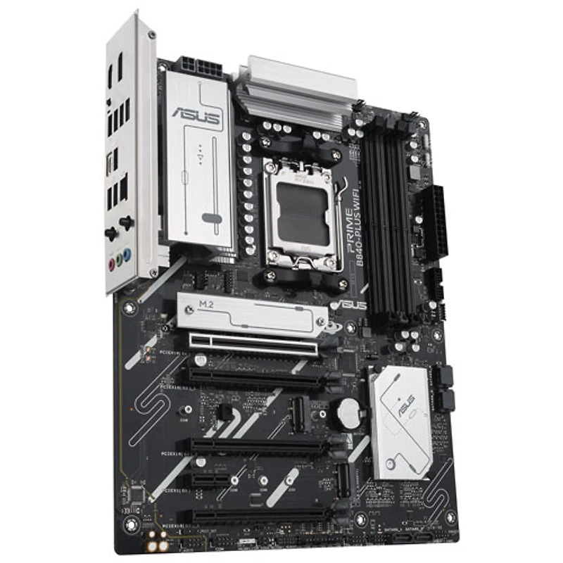Carte mère Prime B840-Plus Wi-Fi 6E ATX AM5 DDR5 d'ASUS pour processeurs Ryzen 9000, 8000 et 7000 d'AMD