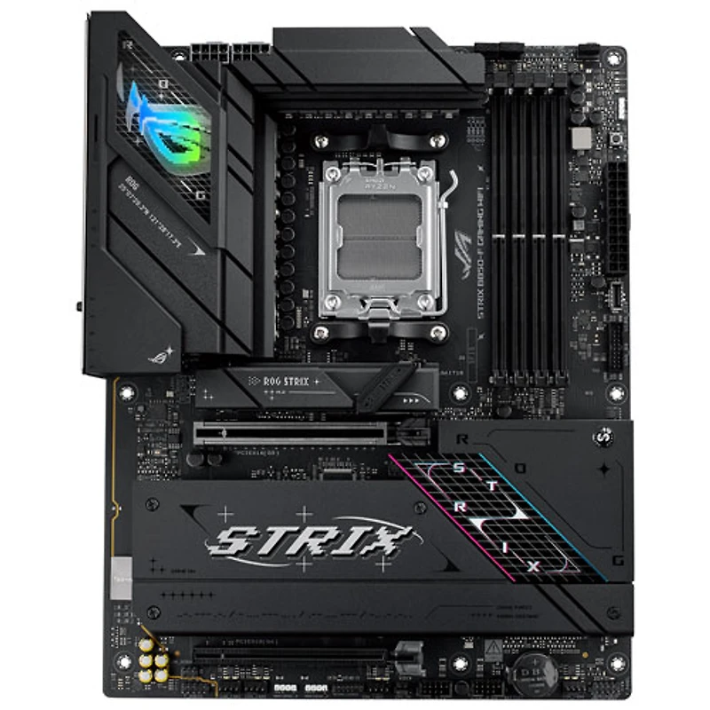 Carte mère de jeu ROG Strix B850-F Wi-Fi 7 ATX AM5 DDR5 d'ASUS pour processeurs Ryzen 9000, 8000 et 7000 d'AMD