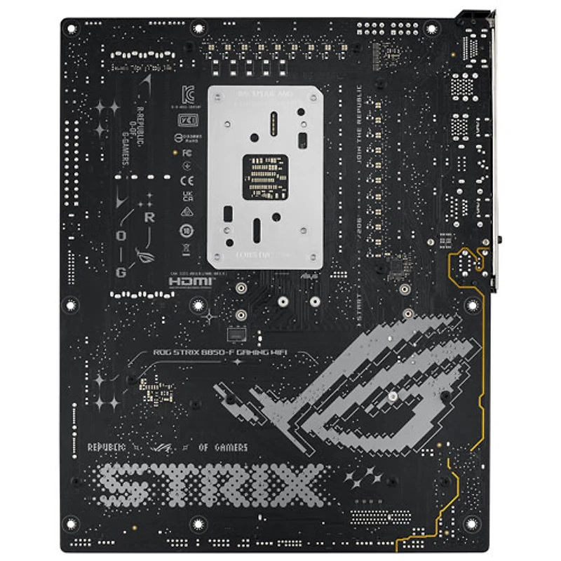 Carte mère de jeu ROG Strix B850-F Wi-Fi 7 ATX AM5 DDR5 d'ASUS pour processeurs Ryzen 9000, 8000 et 7000 d'AMD