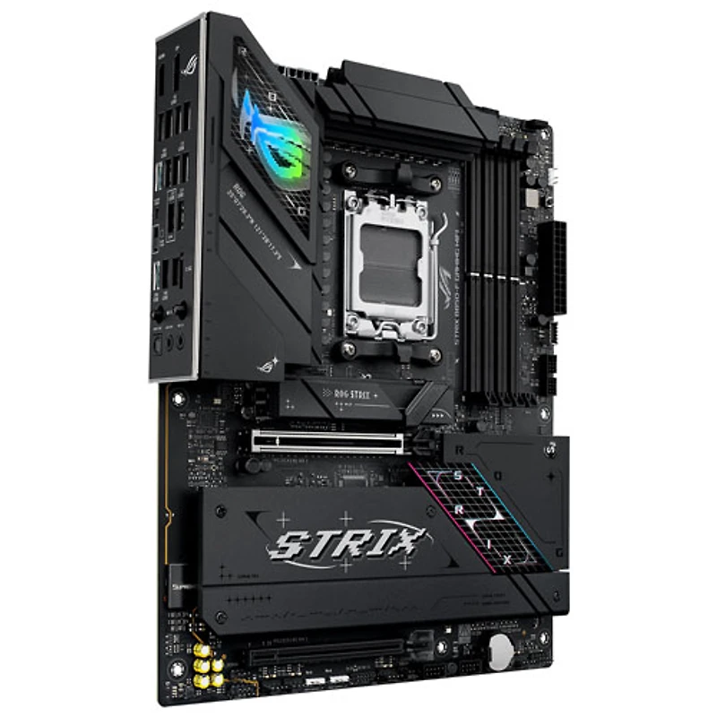 Carte mère de jeu ROG Strix B850-F Wi-Fi 7 ATX AM5 DDR5 d'ASUS pour processeurs Ryzen 9000, 8000 et 7000 d'AMD