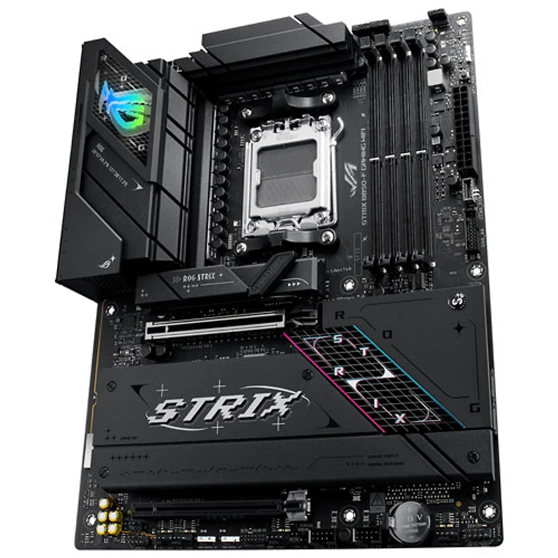 Carte mère de jeu ROG Strix B850-F Wi-Fi 7 ATX AM5 DDR5 d'ASUS pour processeurs Ryzen 9000, 8000 et 7000 d'AMD