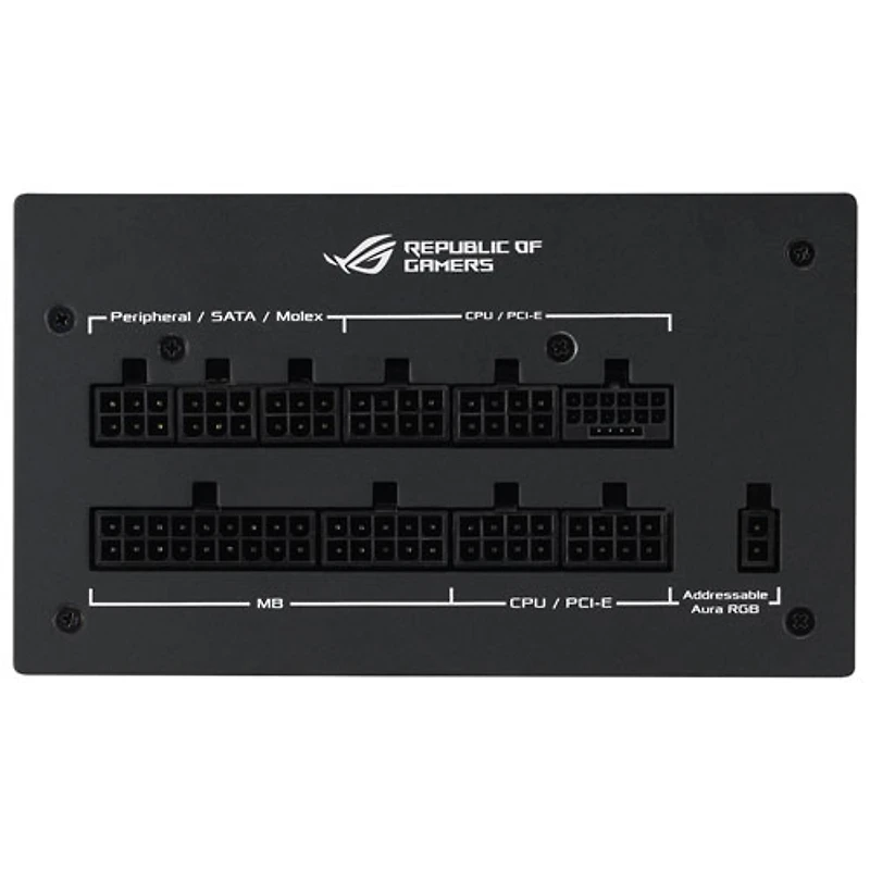 Bloc d'alimentation de 1000 W ROG ATX Gold Aura Edition d'ASUS