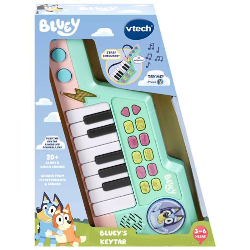 Instrument Bluey Keytar de VTech - Bleu