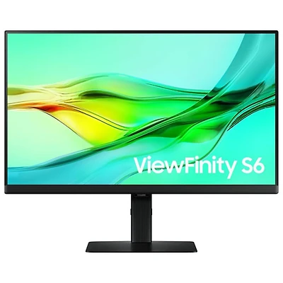 Samsung ViewFinity S6 24" WQHD 100Hz 5ms GTG IPS LCD Monitor (LS24D606UANXZA) - Black