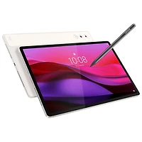 Lenovo Yoga Tab Plus 12.7" 256GB Android 14 Tablet w/ Qualcomm Snapdragon 8 Gen 3 Processor, Keyboard & Pen - Seashell