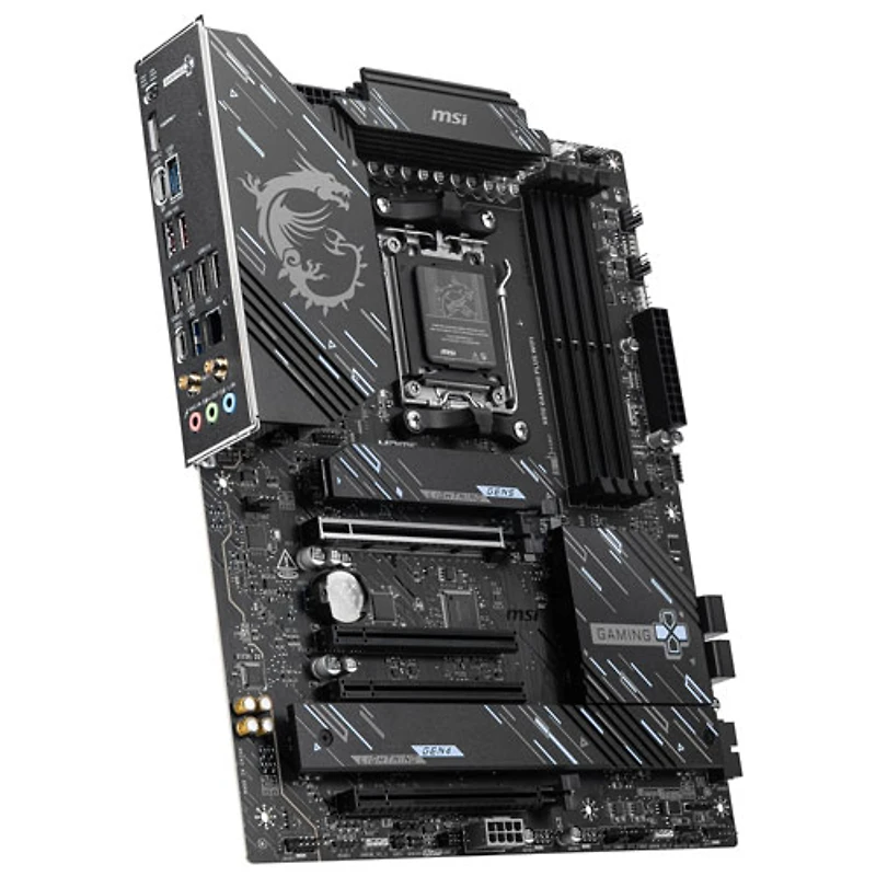 Carte mère X870 Gaming Plus Wi-Fi 7 ATX AM5 de MSI pour processeurs Ryzen 9000/8000/7000 d'AMD