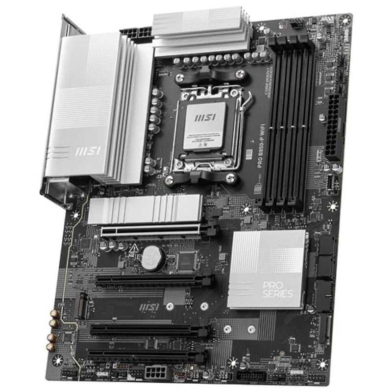 Carte mère PRO B850-P WIFI ATX AM5 de MSI pour processeurs Ryzen 9000/8000/7000 d'AMD
