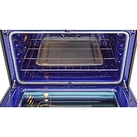 LG 30" 7.3 Cu. Ft. Double Oven 5-Element Freestanding Electric Range (LDEL7324SE) - Stainless Steel
