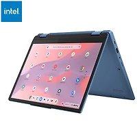 Lenovo IdeaPad Flex 3i 12.2" Touchscreen Chromebook Laptop w/3 month of Google AI Pro - Blue(Intel N100/128GB eMMC/8GB RAM)