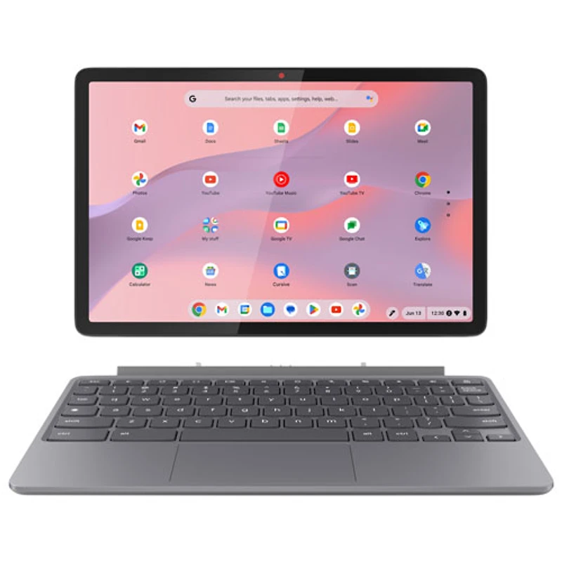 Lenovo Chromebook Duet 11" Detachable Laptop w/3 months of Google AI Pro&Keyboard&Stylus - (MediaTek Kompanio 838/128GB eMMC/8GB RAM)