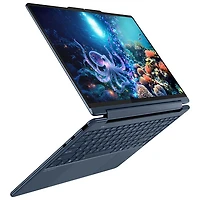 Portable 2-en-1 à écran tactile de 14 po Yoga 9i Copilot+ PC de Lenovo - Bleu cosmique (Core Ultra 7 258V d'Intel/RAM 32 Go/SSD 1 To/Win 11)