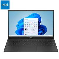 HP 15.6" Laptop w/ 1 year of Microsoft 365 - Jet Black (Intel N100/4GB RAM/128GB SSD/Windows 11 S Mode)