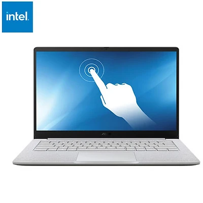 Chromebook à écran tactile de 14 po CX14 d'ASUS - Gris pur (Celeron N4500 d'Intel/RAM 8 Go/SSD 128 Go/ChromeOS)