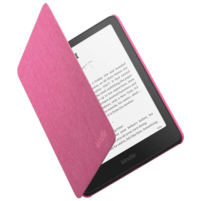 Étui en tissu pour Kindle Paperwhite (12e génération) d'Amazon - Framboise