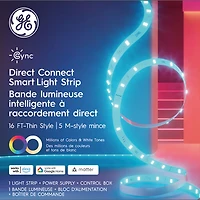GE Cync 4.9m (16 ft.) Direct Connect Thin Indoor LED Smart Light Strip