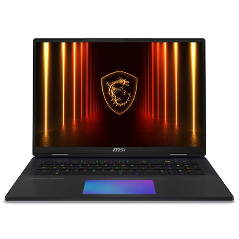 Portable de jeu Titan 18 HX 18 po de MSI - Noir (Core Ultra9-285HX Intel/RAM 64 Go/SSD 4 To (2 x 2 To)/RTX 5080)