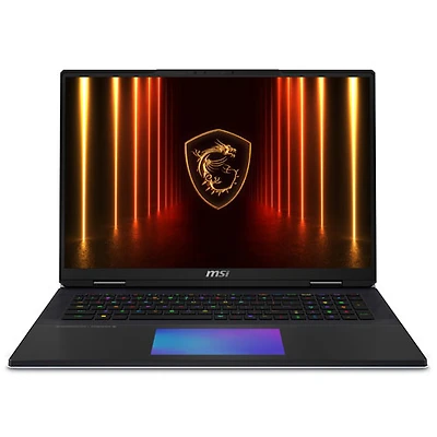 Portable de jeu Titan 18 HX 18 po de MSI - Noir (Core Ultra9-285HX Intel/RAM 64 Go/SSD 4 To (2 x 2 To)/RTX 5080)