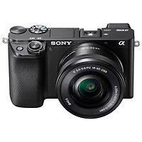 Appareil photo sans miroir APS-C Alpha 6100 de Sony avec objectif 16-50 mm - Noir