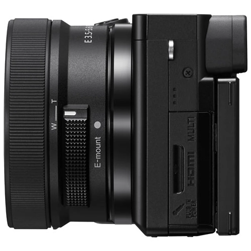 Appareil photo sans miroir APS-C Alpha 6100 de Sony avec objectif 16-50 mm - Noir