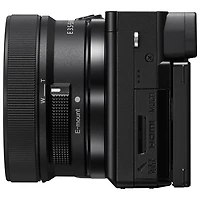 Appareil photo sans miroir APS-C Alpha 6100 de Sony avec objectif 16-50 mm - Noir