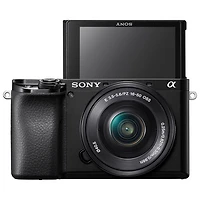 Appareil photo sans miroir APS-C Alpha 6100 de Sony avec objectif 16-50 mm - Noir