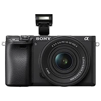Sony Alpha 6400 APS-C Mirrorless Camera with 16-50mm Lens Kit - Black