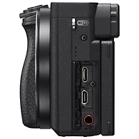 Sony Alpha 6400 APS-C Mirrorless Camera with 16-50mm Lens Kit - Black