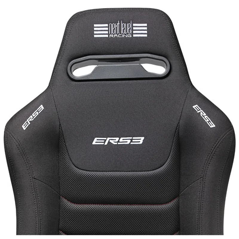 Siège de course inclinable en tissu et en filet ERS3 Elite de Next Level Racing - Noir