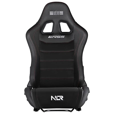 Siège de course inclinable en cuir de PU et en suède ERS5 Elite de Next Level Racing - Noir