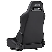 Next Level Racing ERS3 Elite PU Leather/Suede Reclining Racing Seat - Black