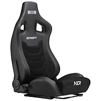 Next Level Racing ERS4 Elite PU Leather/Suede Reclining Racing Seat - Black