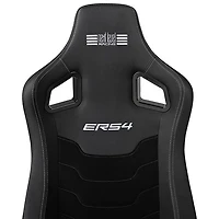 Next Level Racing ERS4 Elite PU Leather/Suede Reclining Racing Seat - Black
