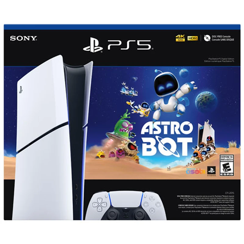 PlayStation 5 Slim Digital Edition Astro Bot Bundle