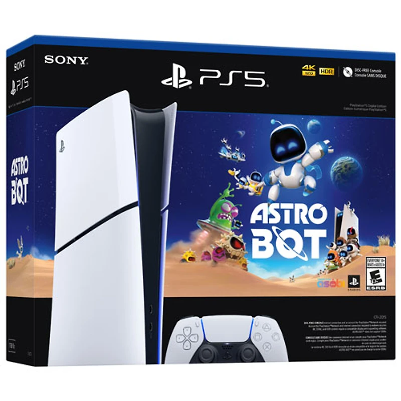 PlayStation 5 Slim Digital Edition Astro Bot Bundle