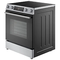 Bosch 100 Series 30" 5.8 Cu. Ft. True Convection Slide-In Electric Air Fry Range (HEF1050MC) - Stainless