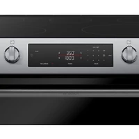 Bosch 100 Series 30" 5.8 Cu. Ft. True Convection Slide-In Electric Air Fry Range (HEF1050MC) - Stainless