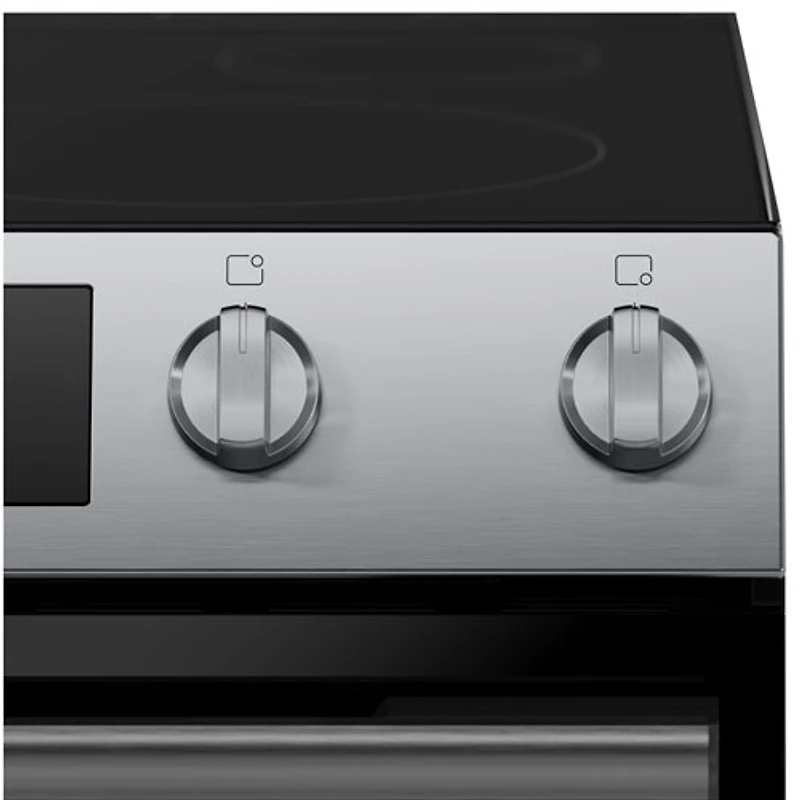 Bosch 100 Series 30" 5.8 Cu. Ft. True Convection Slide-In Electric Air Fry Range (HEF1050MC) - Stainless