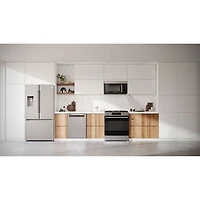 Cuisinière à gaz autonome convection véritable friture air chaud 5,8 pi³ 30 po série 100 de Bosch (HGF1050MUC) - Acier inoxydable