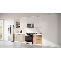 Bosch 100 Series 30" 5.8 Cu. Ft. True Convection Freestanding Gas Air Fry Range (HGF1050MUC) - Stainless